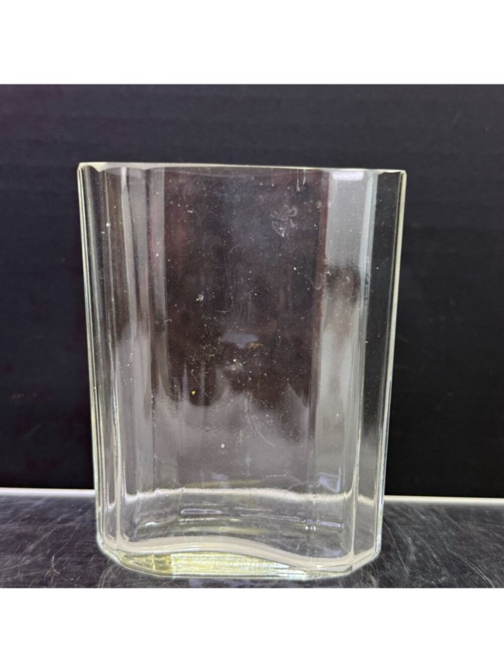 Vintage Travel Pocket 8oz Glass Cup with Leather Case - Picture 8 of 12